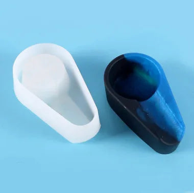 Cigar Holder Ashtray Epoxy Resin Mold Cigarette Ash Tray Silicone Mould DIY Crafts Home Display Decorations Casting Accessories