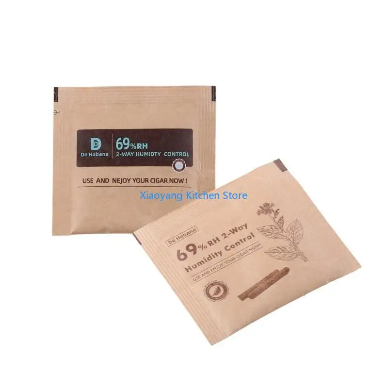 69HC 8g 69% RH 2-Way Humidity Control for Cigars Humidifier Moisturizing Package Cigar Slices Resealable Bag