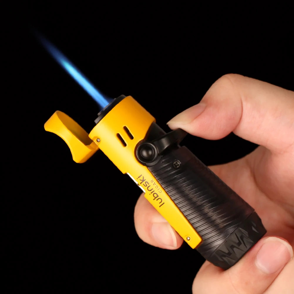 LUBINSKI Lighter with Cigar Punch Cutter