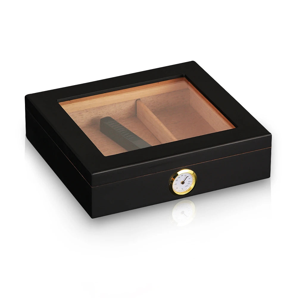 Charuto Cedar Wood Travel Humidor Puro Box Cigar Case W/ Hygrometer Humidifier Cigar Humidor Box For Cigars