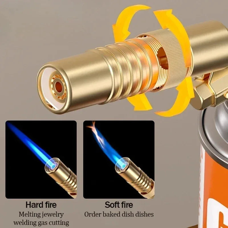 Welding Torch Gas Burner Flame Gun Blower Gas Torch Brazing Cooking Barbecue Auto Ignition Gun Kitchen Baking Tool