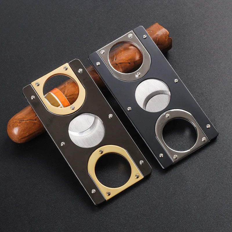 Square Stainless Steel Cigar Cutter
