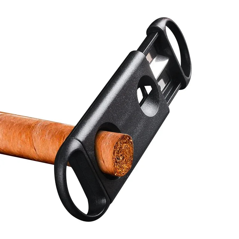 New Cigar Cutter knife V-cut Plastic Double-cut Scissors V-shaped Dual-purpose Cuban Cigar Cutter Sharp Portable Cigar Tool