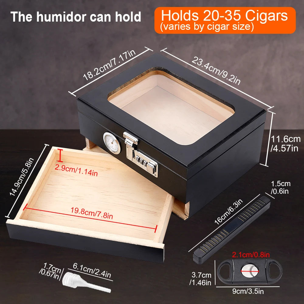 Glass Top Humidor