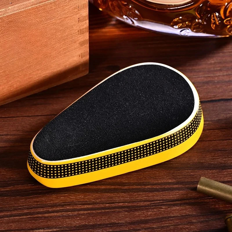Cigar Gadgets Ceramic Ashtray Single Cigar Holder mini Portable Ash Slot tray Tobacco Cigarette Ashtray Gift Box