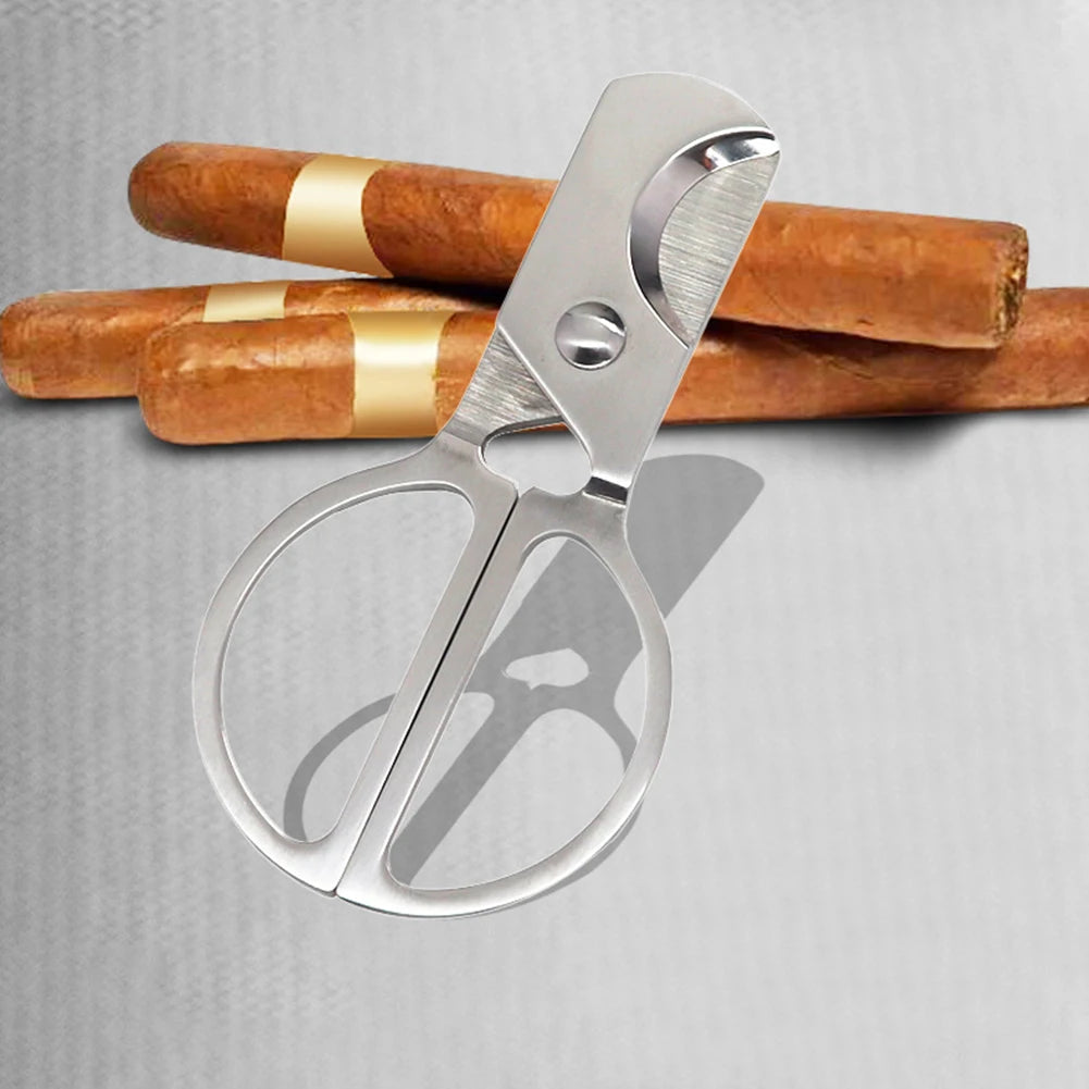 Hand Polished Steel Cigars Scissors Small Size Precise Pill-Capsule Cutter For All Sizes Of Vitamins Medicines Knives For Home