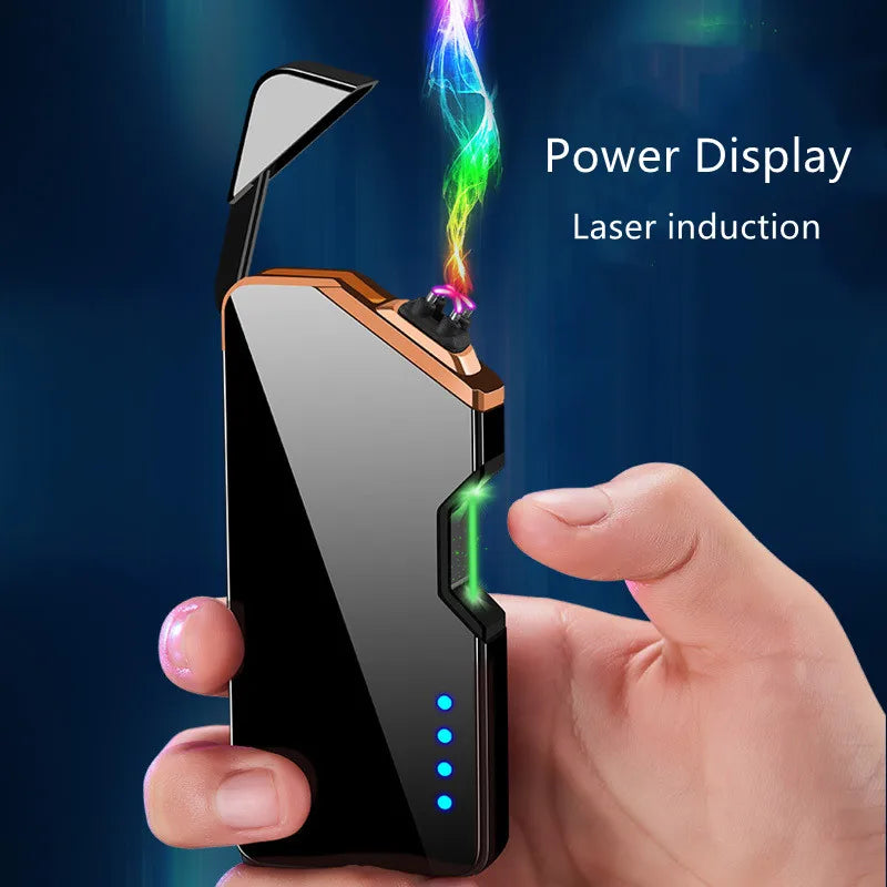 Laser Induction Double Arc USB Lighter