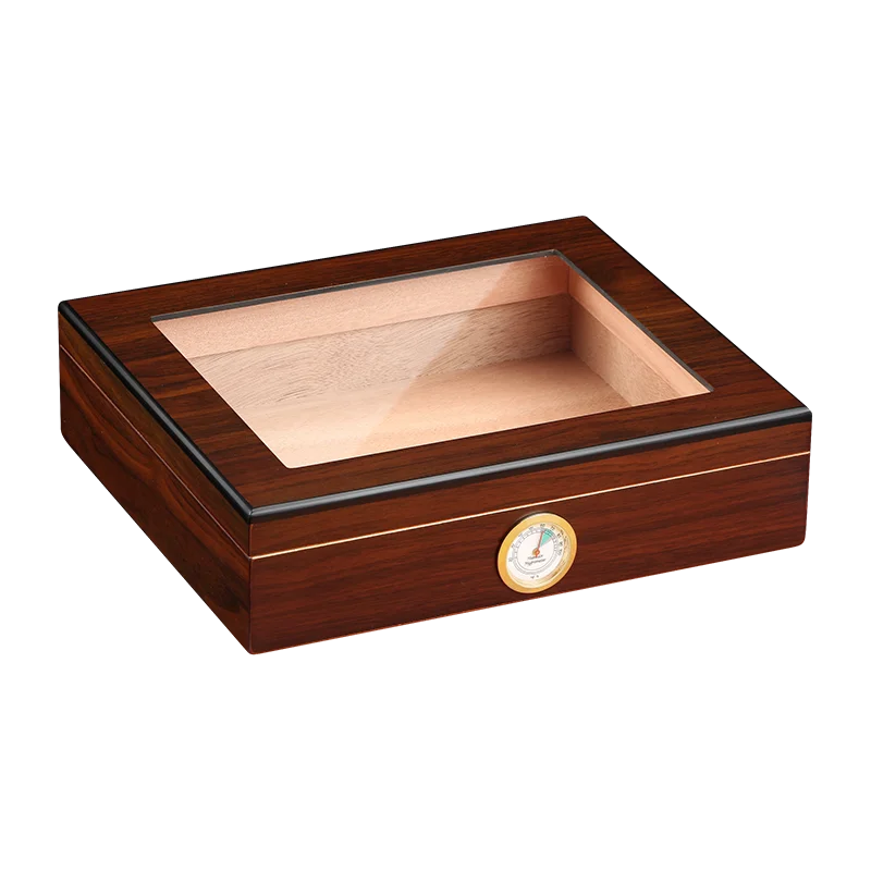 Charuto Cedar Wood Travel Humidor Puro Box Cigar Case W/ Hygrometer Humidifier Cigar Humidor Box For Cigars