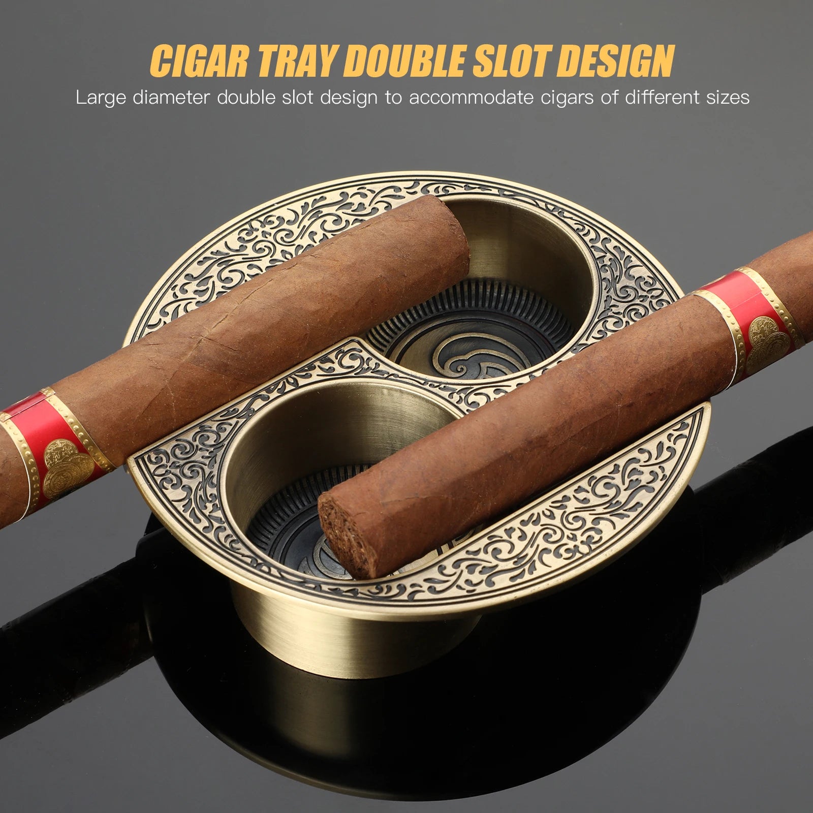 Metal Unbreakable Cigar Ashtray