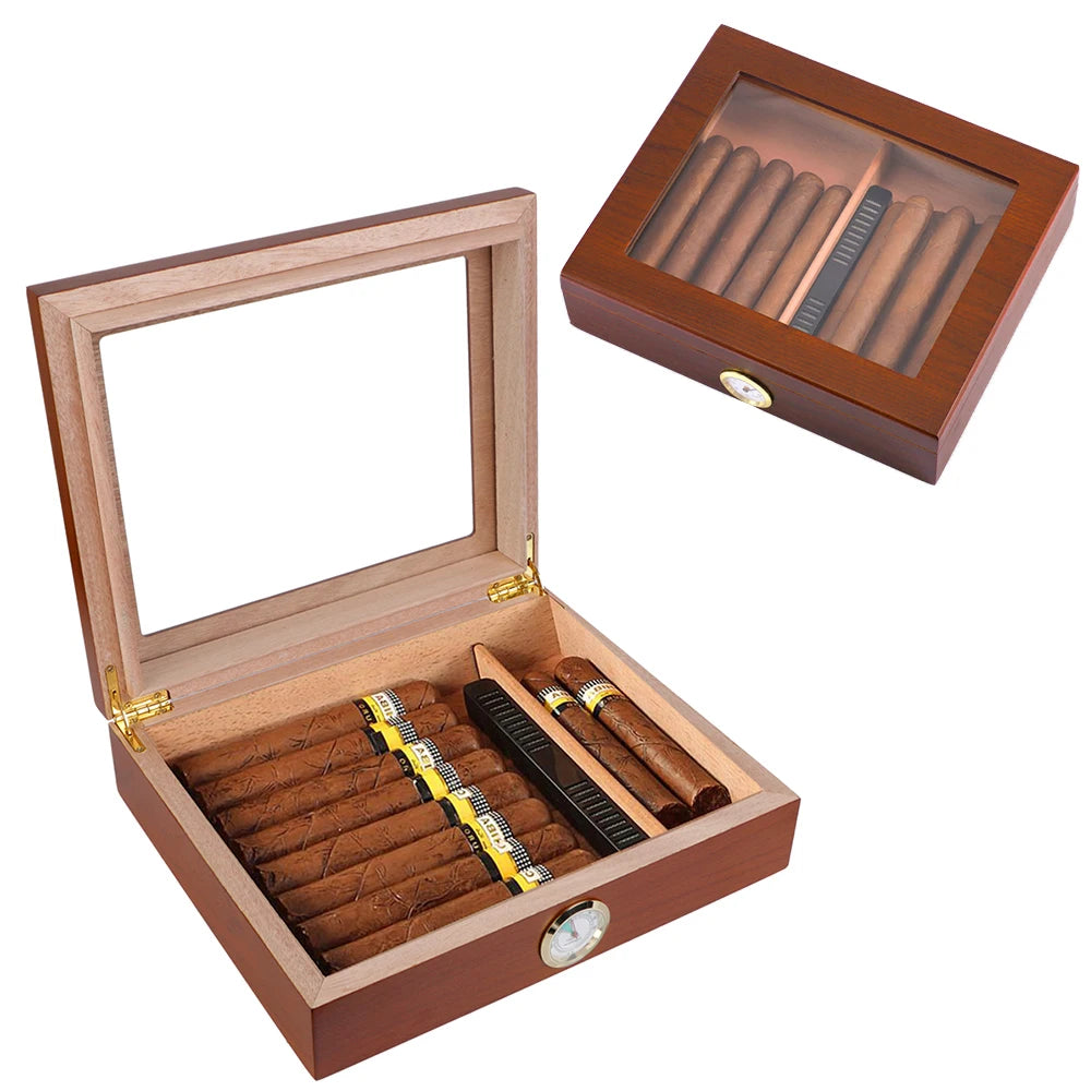 Red Transparent Humidor