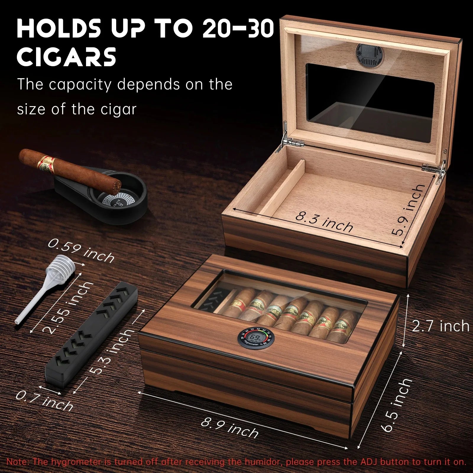 Cigar Humidor Box Cigar Case with...