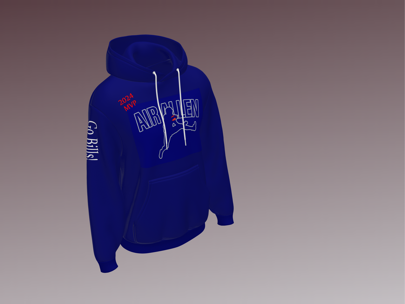 Premium Air Allen Cigar Mafia Hoodie – Bills Mafia Exclusive