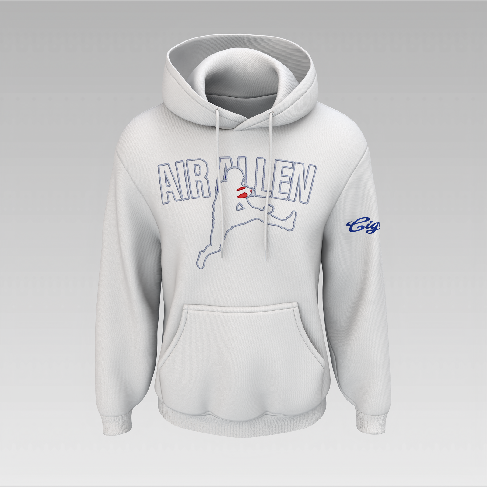 Premium Air Allen Cigar Mafia Hoodie – Bills Mafia Exclusive