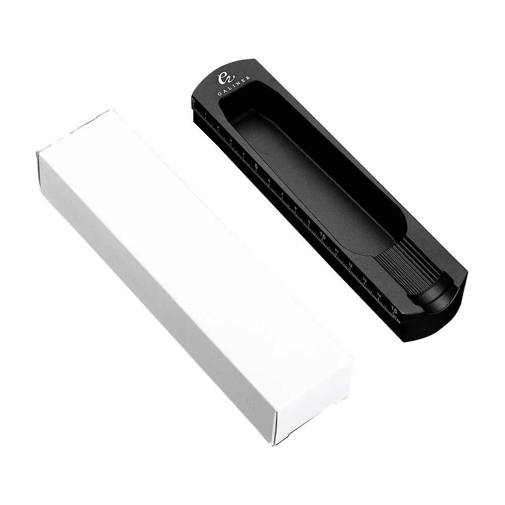 Galiner Metal Cigar Ash Tool Tape Measure Cylinder Body Simple Fashion Cigar Ashtray Anti-Wear Cigar Ash Tool for Smoking Lover