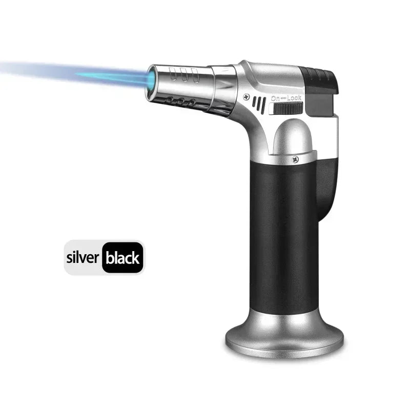 Windproof Large Flame Torch Gun Lighter Welding Cigar Kitchen Ignition Outdoor BBQ Barbecue Men's Ignition Tools Wholesale