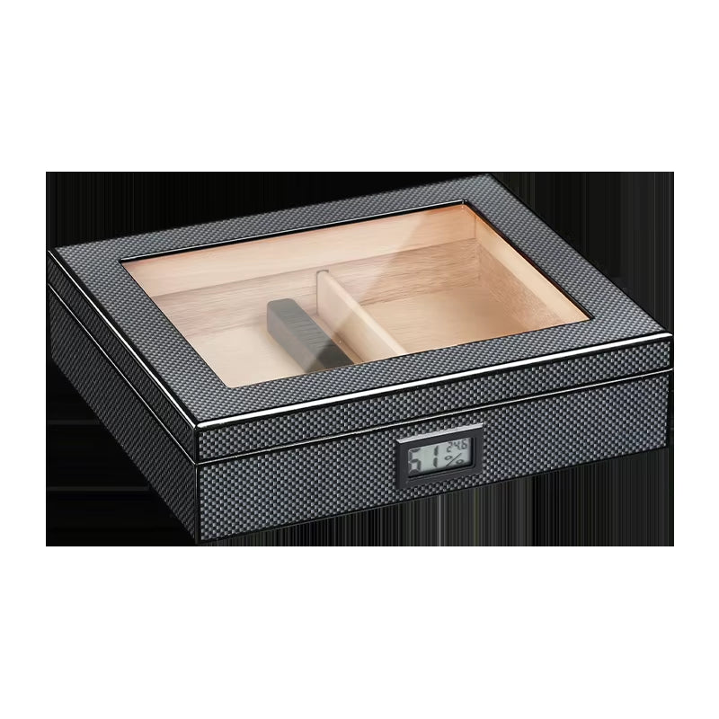 GALINER Classic Cigar Humidor Box Cedar Wood Case W/ Magnets Hygrometer Humidifier for Cigars Travel Humidor