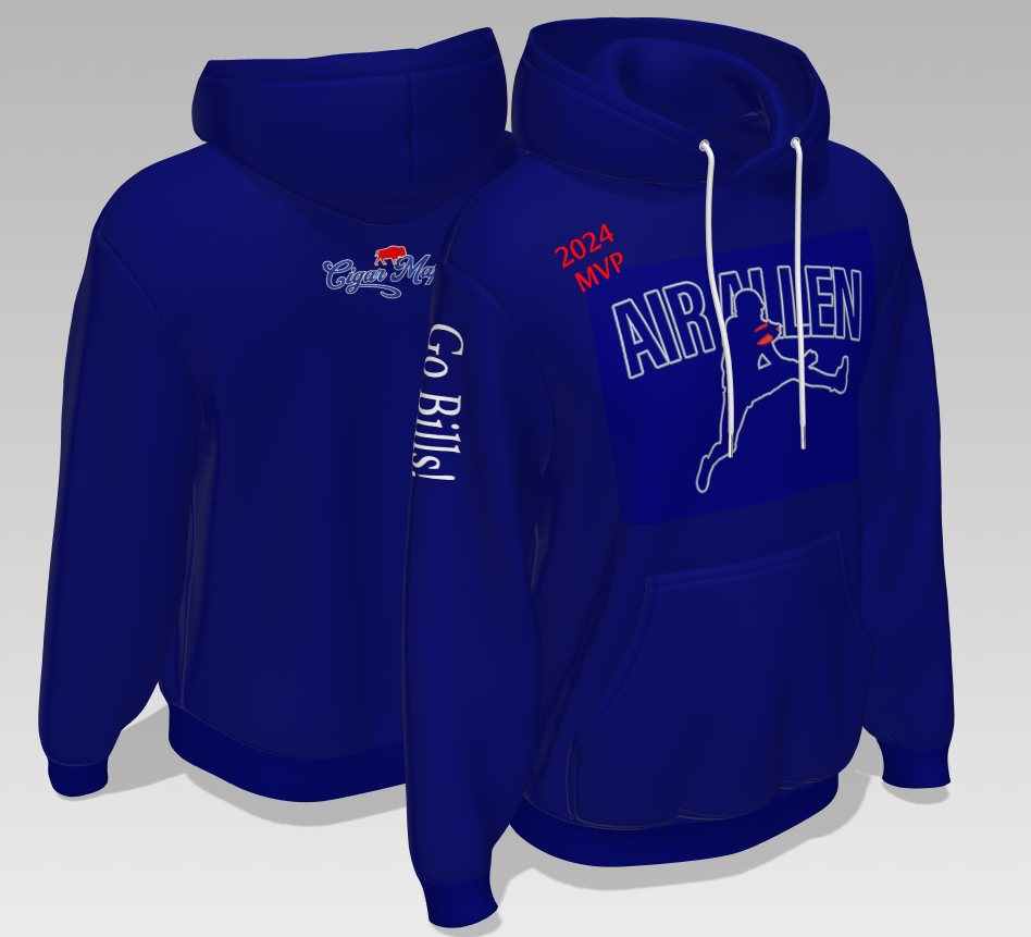 Premium Air Allen Cigar Mafia Hoodie – Bills Mafia Exclusive