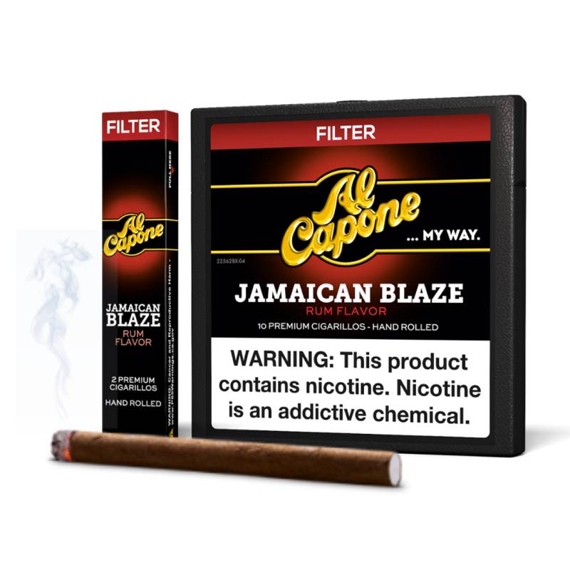 Al Capone Jamaican Blaze Filtered Cigarillos 10CT