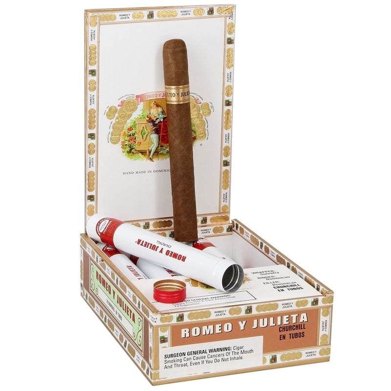 Romeo y Julieta Churchill Tubo