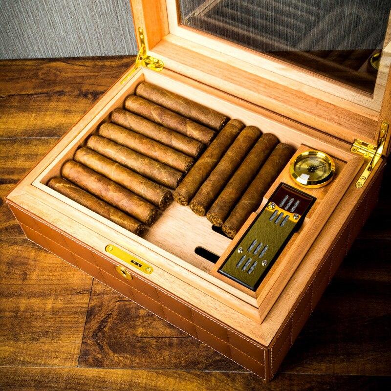 Enchanted Cedar Cigar Box: Whimsical Haven for Precious Stogies - Cigar Mafia