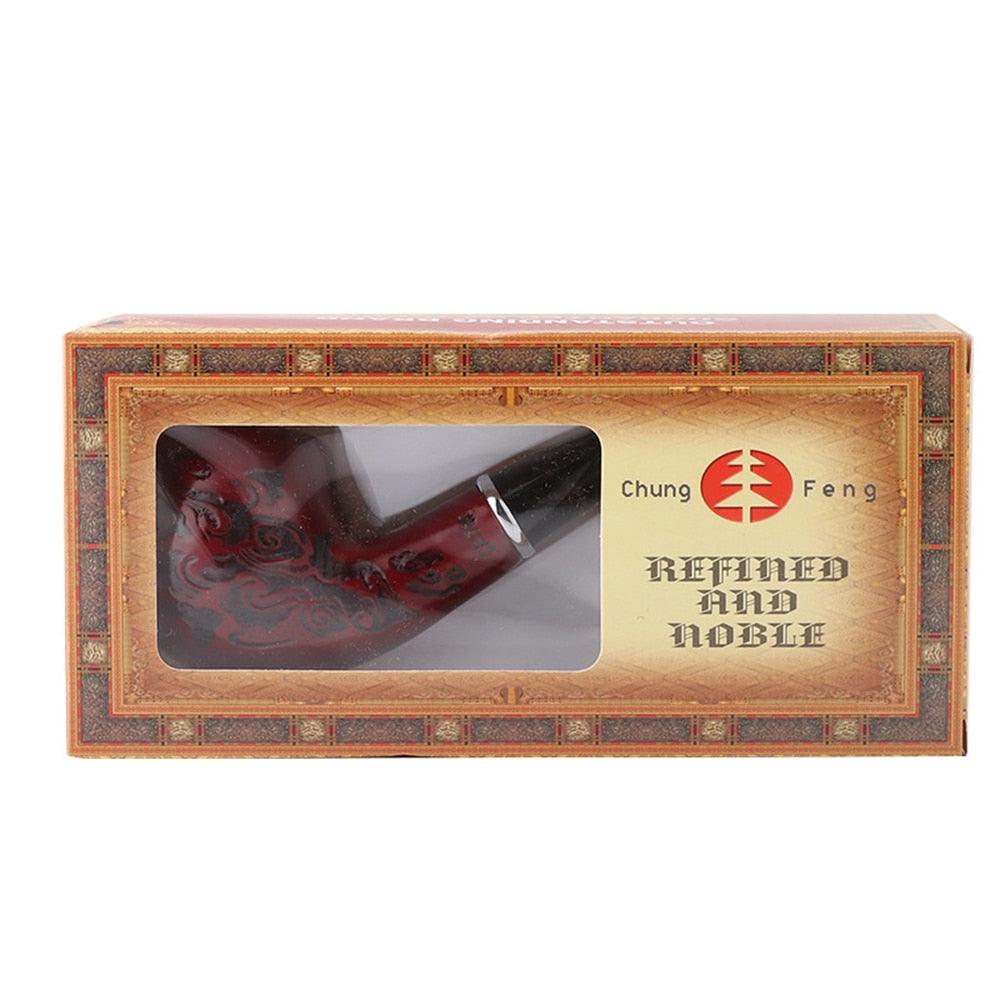 Enchanted Wood Smoking Pipe: Whimsical Masterpiece - Cigar Mafia