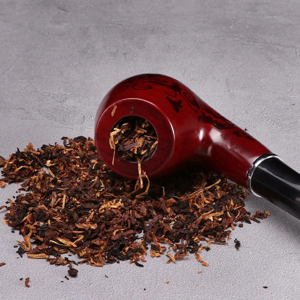 Enchanted Wood Smoking Pipe: Whimsical Masterpiece - Cigar Mafia
