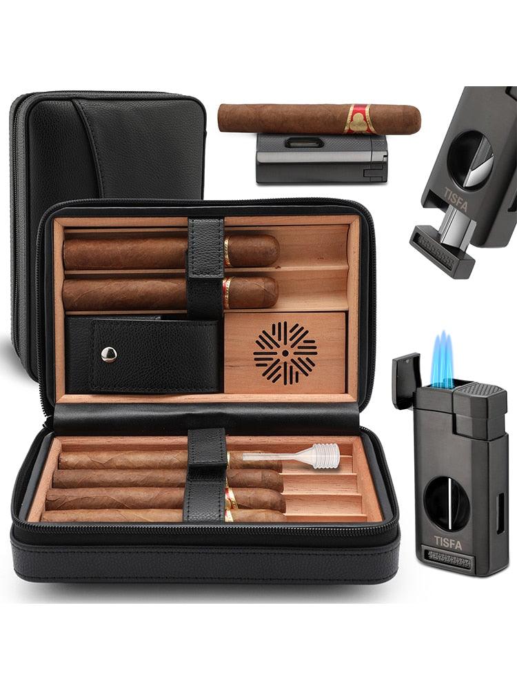 Enchantico 3-in-1 Cigar Humidor Set - Cigar Mafia