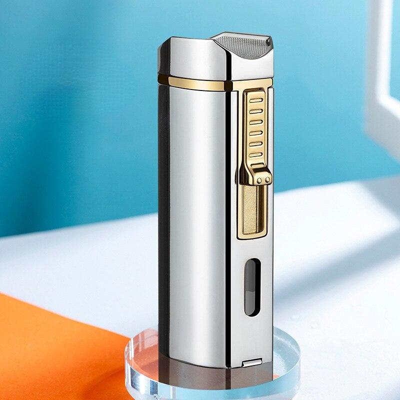 Luxury Metal Torch Lighter with Cigar Punch - Cigar Mafia