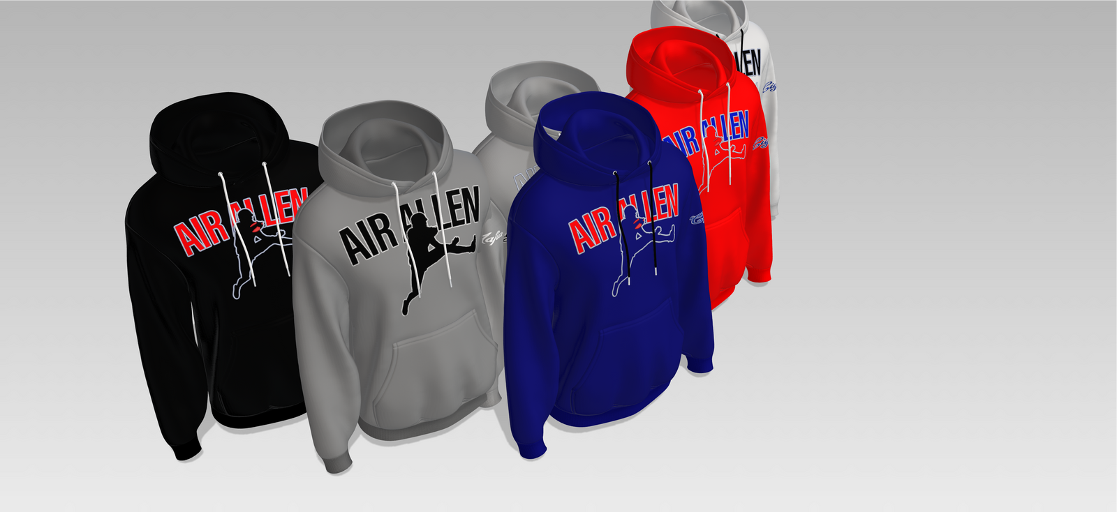 Premium Air Allen Cigar Mafia Hoodie – Bills Mafia Exclusive