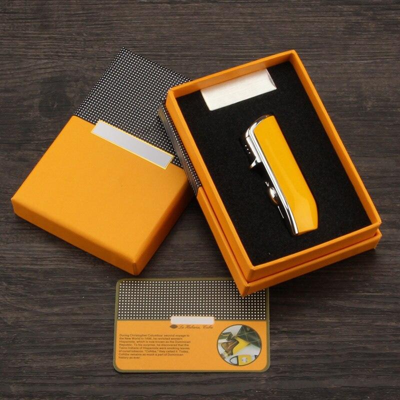 Opulent Cigar Set: Torch Lighter, Cutter & Gift Box - Cigar Mafia
