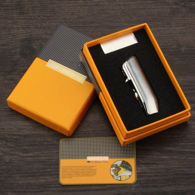 Opulent Cigar Set: Torch Lighter, Cutter & Gift Box - Cigar Mafia