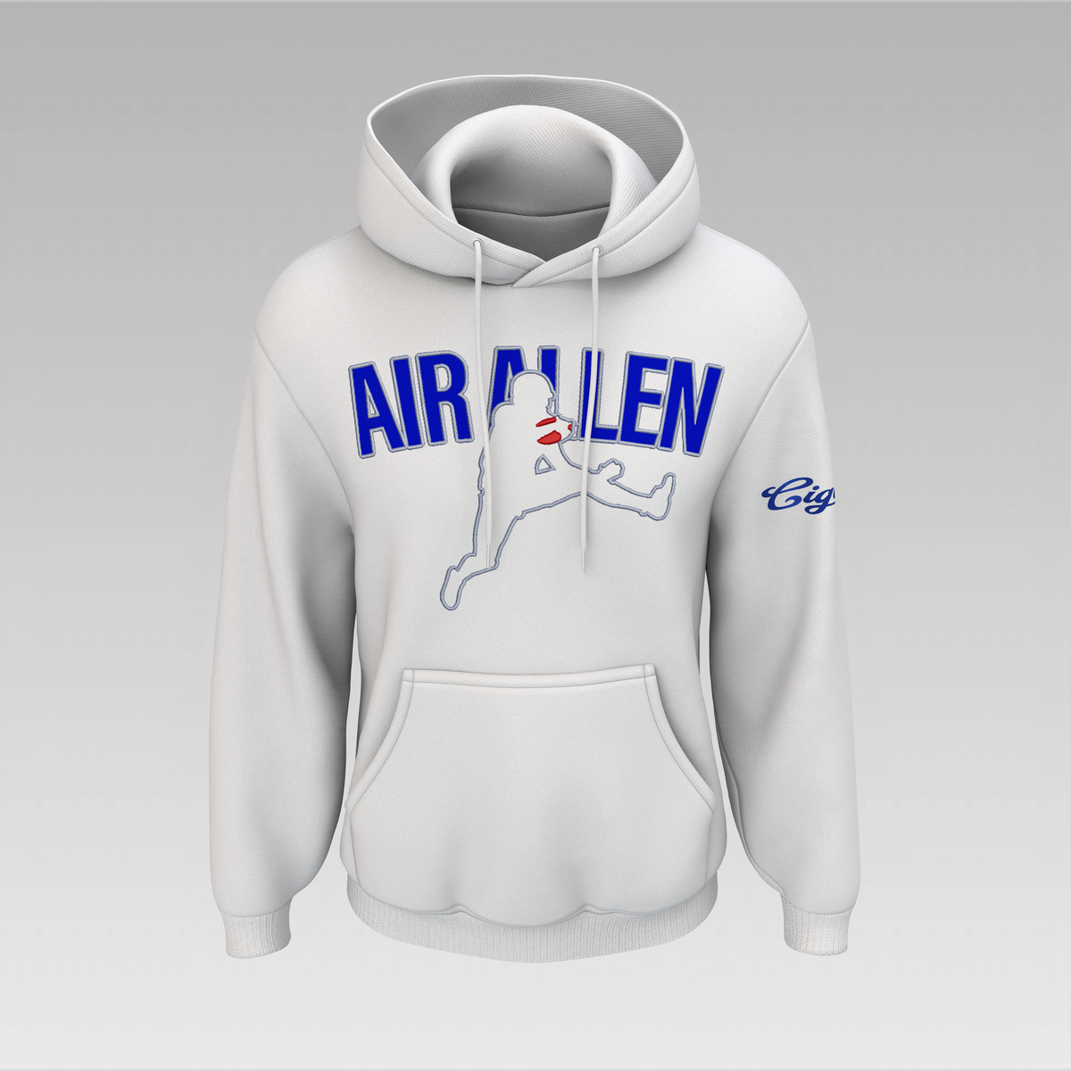 Premium Air Allen Cigar Mafia Hoodie – Bills Mafia Exclusive