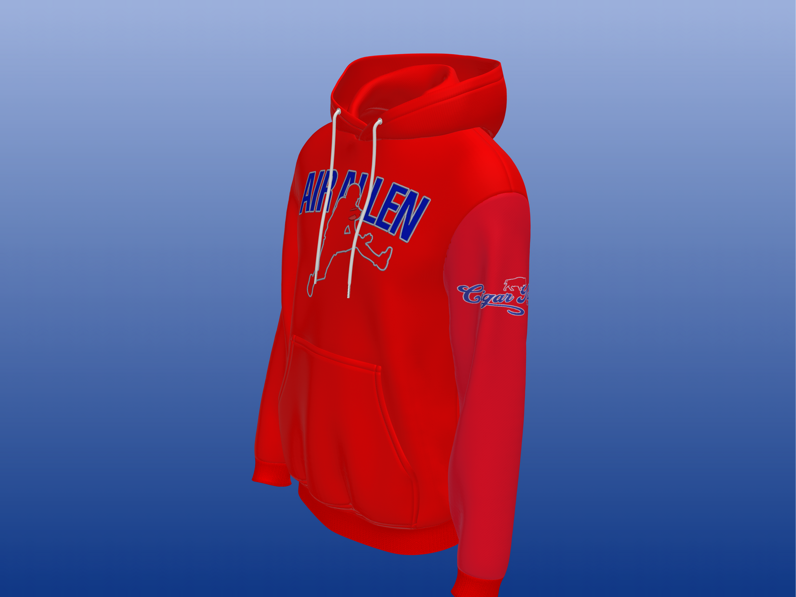 Premium Air Allen Cigar Mafia Hoodie – Bills Mafia Exclusive