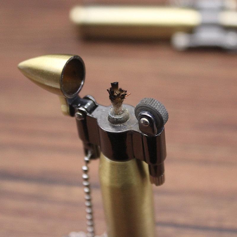 Retro Bullet Keychain Lighter: Whimsical Flame of Elegance. - Cigar Mafia