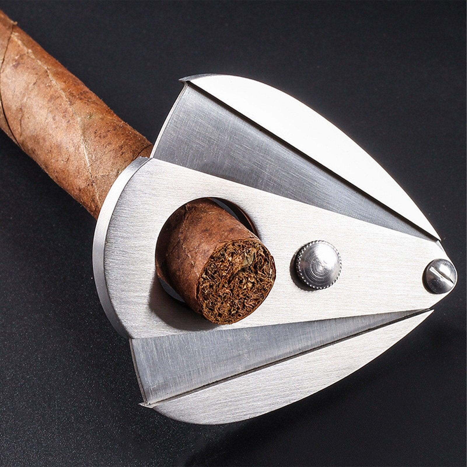 Stainless Steel Cigars Cutter Guillotine: The Dapper Dicer - Cigar Mafia