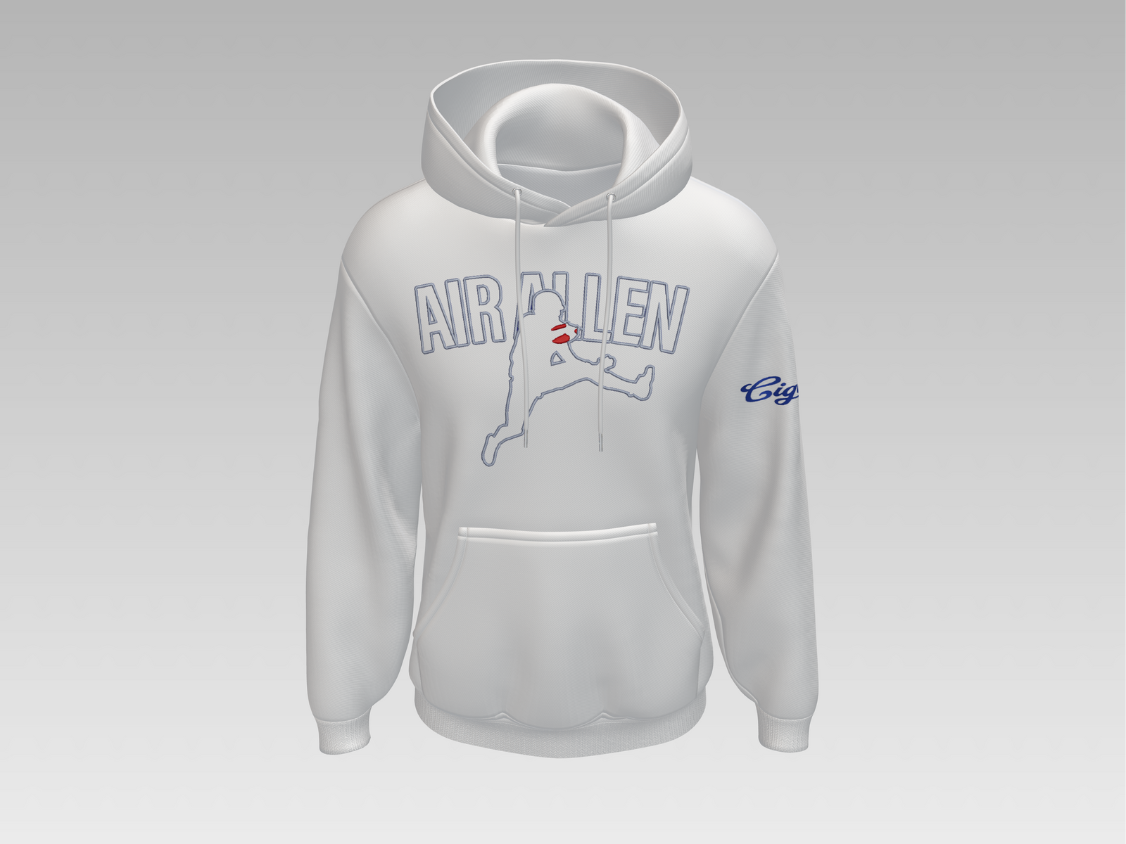 Premium Air Allen Cigar Mafia Hoodie – Bills Mafia Exclusive