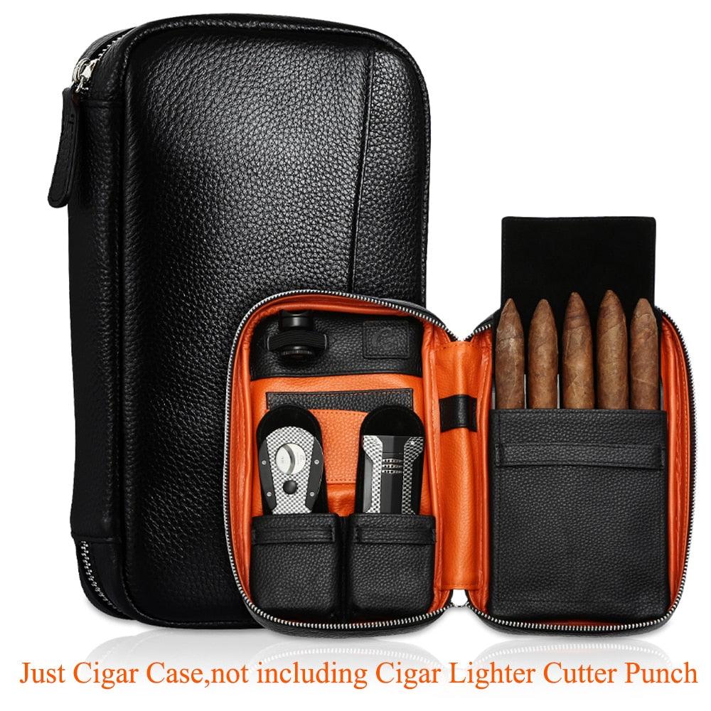 Luxury Leather Travel Humidor: The Ultimate Cigar Case. - Cigar Mafia