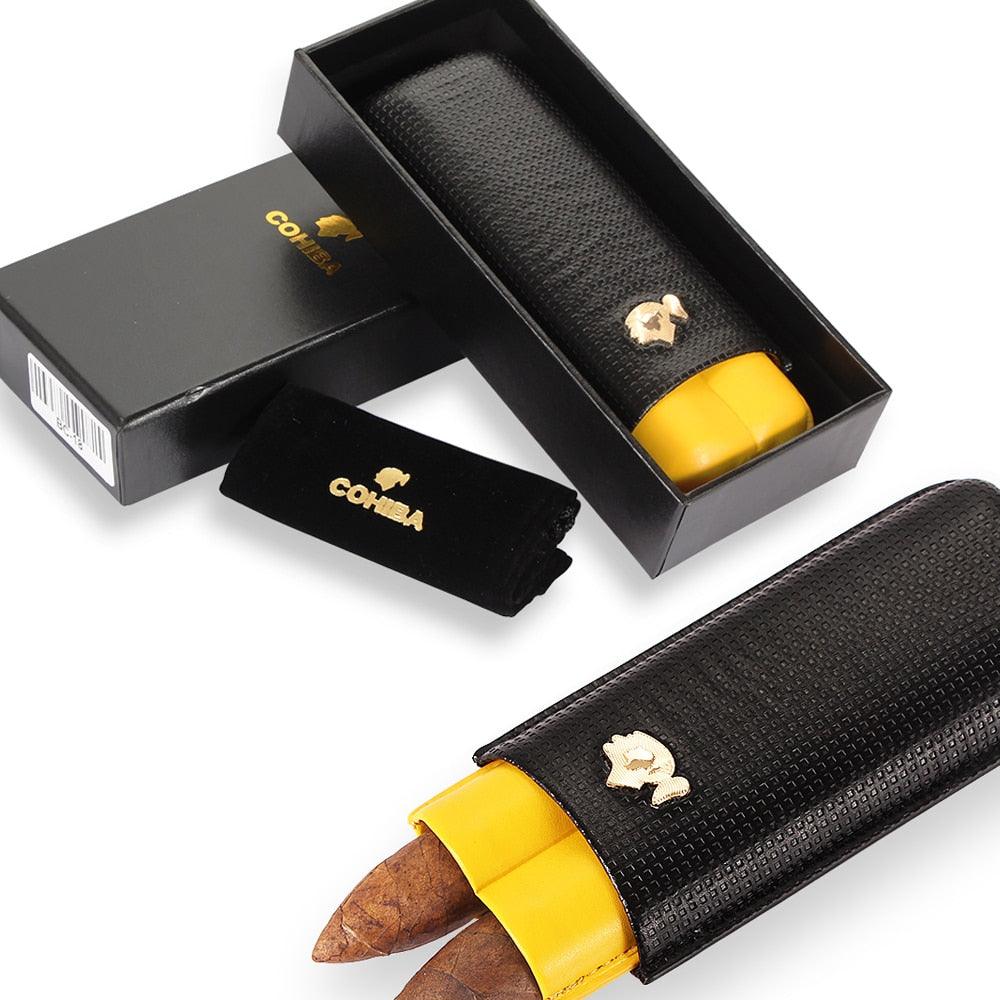 Luxury Leather Travel Humidor: Wanderlust Cigar Companion - Cigar Mafia